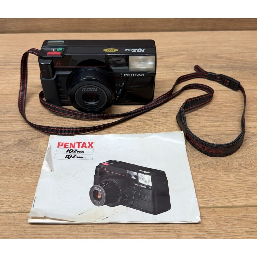 Vintage Pentax IQZoom 35mm Film Camera for Parts or Repair